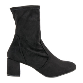 Kylie Slip-on ruskind støvletter sort