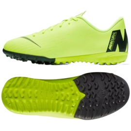 Nike Mercurial VaporX 12 Academy Gs Tf Jr AH7342-701 fodboldsko flerfarvet gul