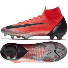 Nike Mercurial Superfly 6 Elite CR7 Fg M AJ3547-600 fodboldsko rød sort