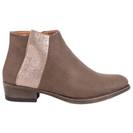 Janessa Klassiske beige støvler