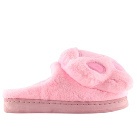 Lyserøde dametøfler DD93 Pink