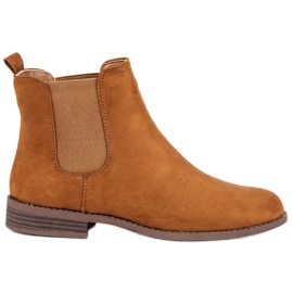 Via Giulia  Suede Chelsea støvler brun