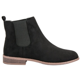Via Giulia  Suede Chelsea støvler sort