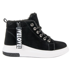 Varme sorte sneakers