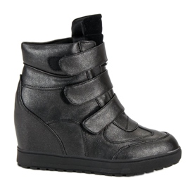 J. Star Sneakers med Brocart sort