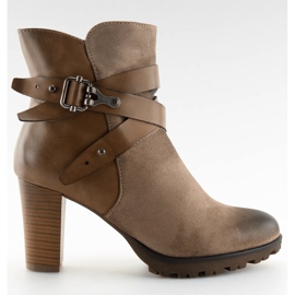 Ankelstøvler brun 8287 Khaki