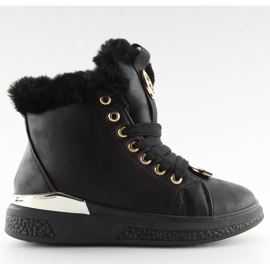 Sort isolerede sneakers F506 sort