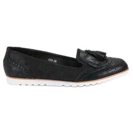 Super Me Stilfulde loafers sort