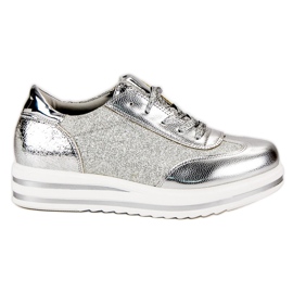 Fama Moderigtige sneakers grå