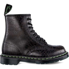 Dr. Martens 1460 Skull Web Black Skull Web Glat sort