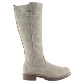 Tømmerstøvler beige GD-WL-07 Beige grå