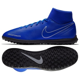 Nike Phantom Vsn Club Df Tf M AO3273-400 fodboldsko flerfarvet blå
