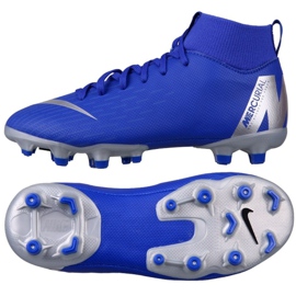Nike Mercurial Superfly 6 Academy Mg Jr AH7337-400 fodboldsko blå blå
