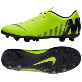 Nike Mercurial Vapor 12 Club Mg M AH7378-701 fodboldsko grøn grøn