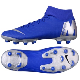 Nike Mercurial Superfly 6 Academy FG / MG M AH7362-400 fodboldsko flerfarvet blå