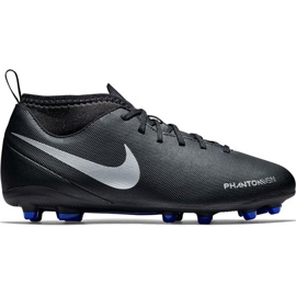 Nike Phantom Vsn Club Df Fg Mg Jr AO3288-004 fodboldsko sort sort