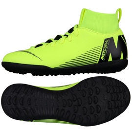 Nike Mercurial Superfly X 6 Club Tf Jr AH7345-701 fodboldsko grøn grøn