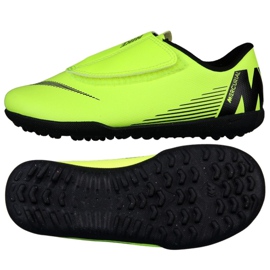 Nike Mercurial Vapor 12 Club Tf Jr AH7357-701 fodboldsko grøn grøn