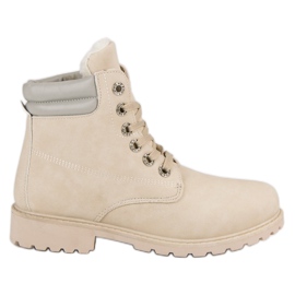 Bestelle Beige varme støvler