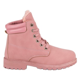 Bestelle Pink Warm Trappers lyserød