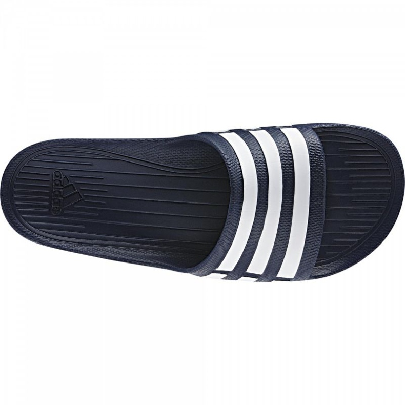 Adidas Duramo Slide G15892 hjemmesko hvid marine blå