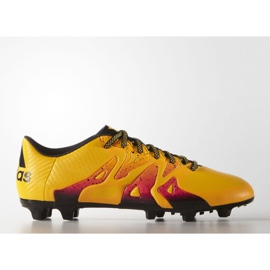 Adidas X 15.3 FG / AG M S74632 fodboldstøvler flerfarvet orange