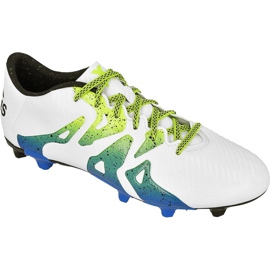 Adidas X 15.3 FG / AG M S74635 fodboldstøvler hvid hvid