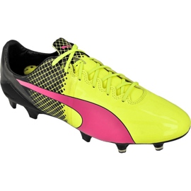 Puma evoSPEED 5.5 Tricks Fg M 10359601 fodboldstøvler gul, gul, lyserød gul