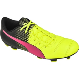Fodboldstøvler Puma evoPOWER 4.3 Fg Tricks M 10358501 flerfarvet gul