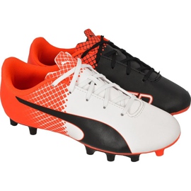 Puma evoSPEED 5.5 Tricks Fg Jr 10362903 fodboldstøvler flerfarvet rød