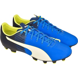 Puma evoSPEED 4.5 Fg M 10359204 fodboldstøvler blå blå