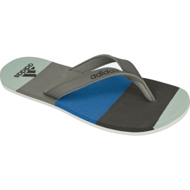 Adidas Eezay Striped M BA8809 hjemmesko blå grå