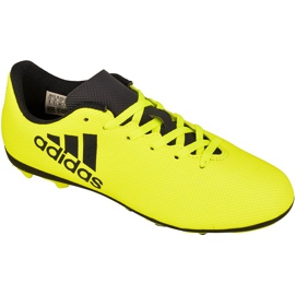 Adidas X 17.4 FxG Jr S82404 fodboldstøvler gul
