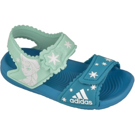 Adidas Disney Frozen AltaSwim Kids BY8963 sandaler blå grøn