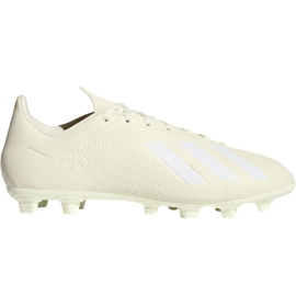Adidas X 18.4 Fg M DB2187 fodboldstøvler beige hvid