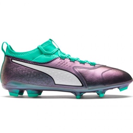 Fodboldstøvler Puma One 3 Il Lth Fg Color Shift-Bi M 104928 01 flerfarvet flerfarvet