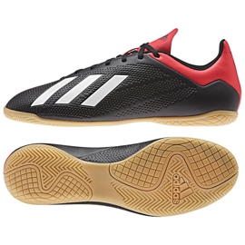 Indendørs sko adidas X 18.4 I M BB9405 sort sort