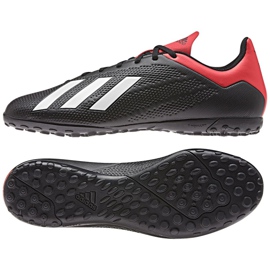 Adidas X 18.4 Tf M BB9412 fodboldstøvler sort sort