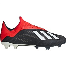 Adidas X 18.2 Fg M BB9362 fodboldstøvler sort sort