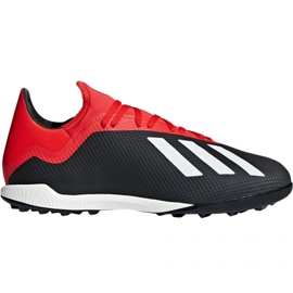 Adidas X 18.3 Tf M BB9398 fodboldstøvler sort sort