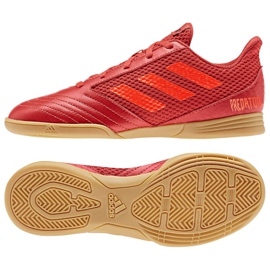 Indendørs sko adidas Predator 19.4 I Sala Jr CM8552 flerfarvet rød