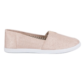 Comer Komfortable Slipons brun gul