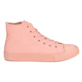 Høje sneakers lyserød