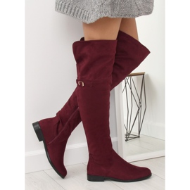 Officerer maroon thong burgundy 0-161 Burgundy rød