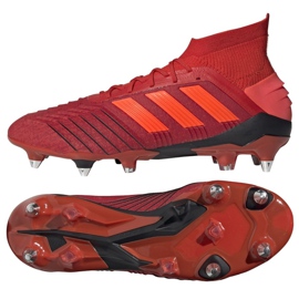 Adidas Predator 19.1 Sg M D98054 fodboldstøvler rød rød