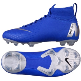 Nike Mercurial Superfly 6 Elite Fg Jr AH7340-400 fodboldsko blå blå
