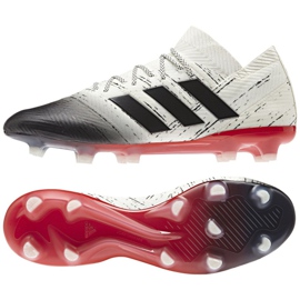 Adidas Nemeziz 18.1 Fg M BB9425 fodboldstøvler hvid hvid