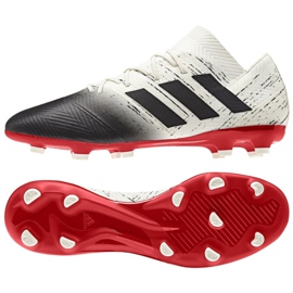 Adidas Nemeziz 18.2 Fg M D97980 fodboldstøvler hvid hvid