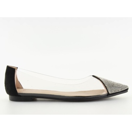 Sort gennemsigtig ballerina LT111P Sort