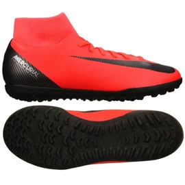 Nike Mercurial Superfly X 6 Club CR7 Tf M AJ3570-600 fodboldsko rød rød